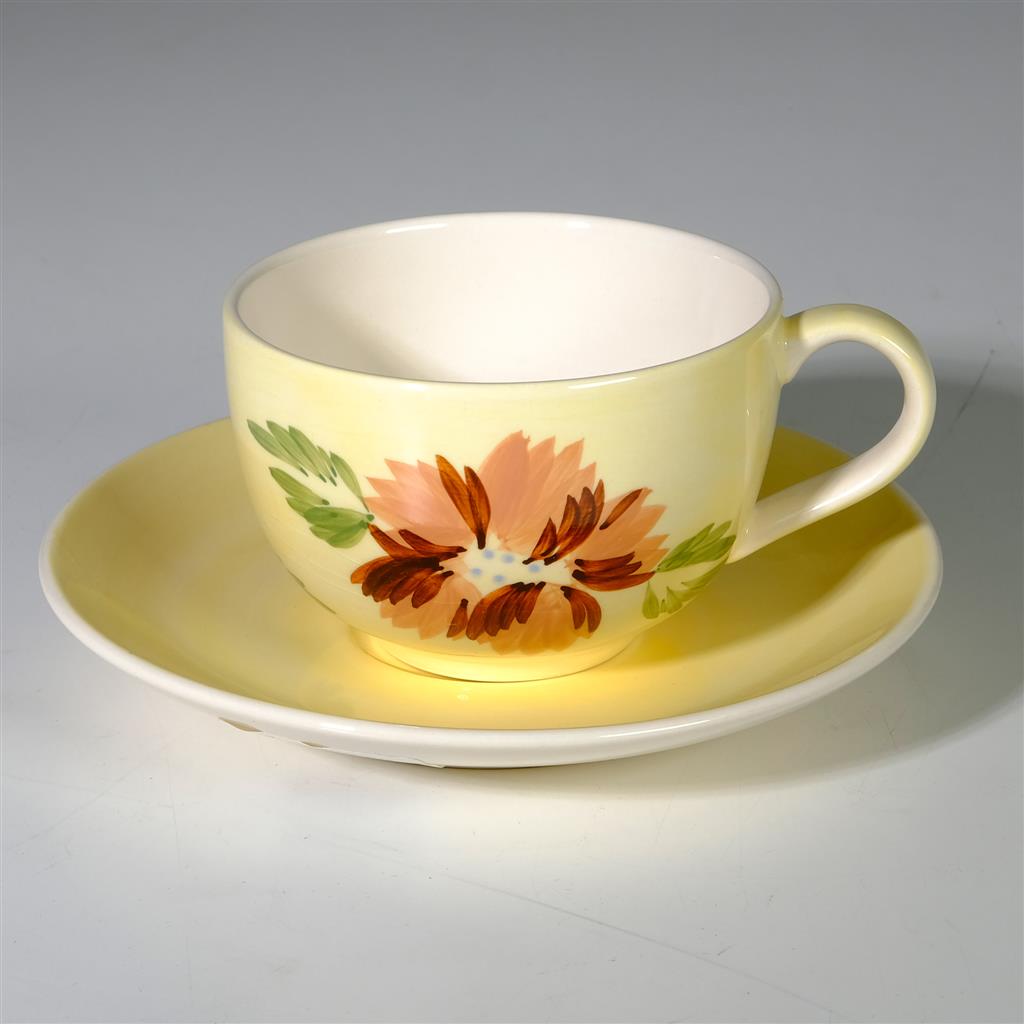 Tazza The con piatto Tea Time Giallo T144-GK2B