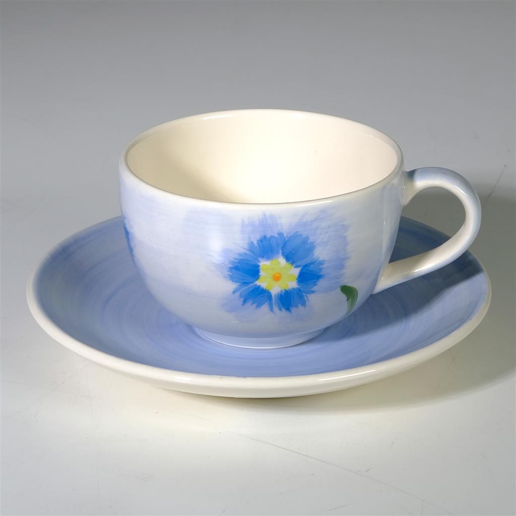 Tazza The con piatto Tea Time BLU T144-GK2D